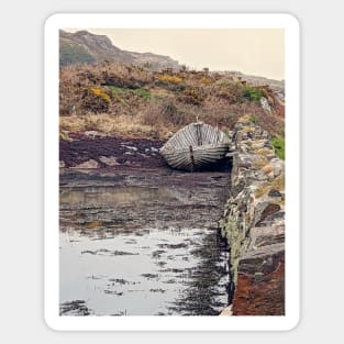 Boat near Rock Island, County Cork, Ireland Sticker